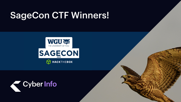 Cyber Info CTF Team Wins SageCon!